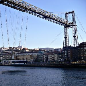 Превью обои бискайский мост, puente de vizcaya, испания