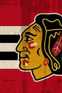 Превью обои blackhawks, chicago blackhawks, логотип