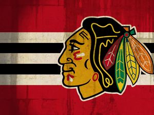 Превью обои blackhawks, chicago blackhawks, логотип