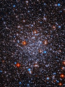 Превью обои блестки, блики, звезды, космос