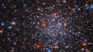 Превью обои блестки, блики, звезды, космос