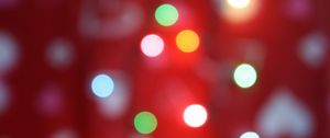 Превью обои блики, круги, фон, красный