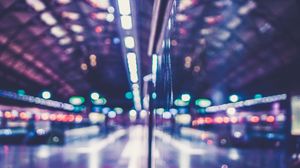 Превью обои блики, размытость, точки