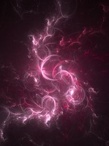 Превью обои блики, свет, фрактал, абстракция