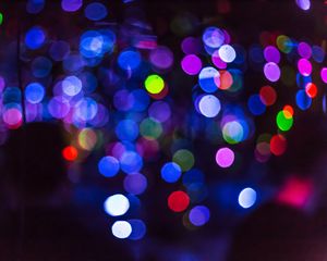 Превью обои блики, свет, круги, разноцветный