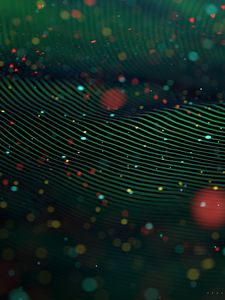 Превью обои блики, точки, линии, волнистый, разноцветный