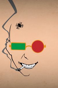 Превью обои blo0p, минимализм, transmetropolitan, spider jerusalem