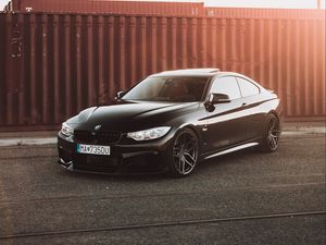 Превью обои bmw 320i, bmw, машина, черный