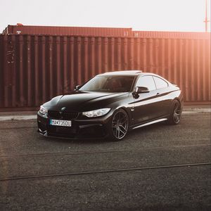 Превью обои bmw 320i, bmw, машина, черный