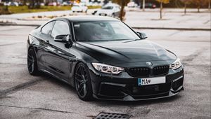 Превью обои bmw 335, bmw, машина, автомобиль, черный