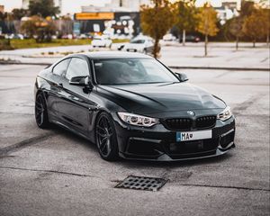 Превью обои bmw 335, bmw, машина, автомобиль, черный