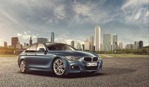 Превью обои bmw, 3 series, f30, седан, концепт