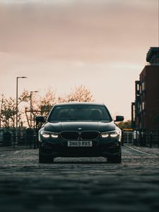 Превью обои bmw 3 series m, bmw, автомобиль, спорткар, вид спереди