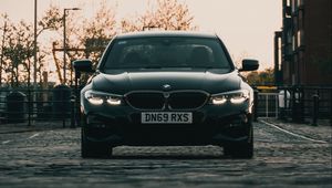 Превью обои bmw 3 series m, bmw, автомобиль, спорткар, вид спереди