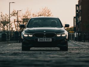 Превью обои bmw 3 series m, bmw, автомобиль, спорткар, вид спереди