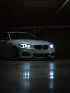 Превью обои bmw 3 series m, bmw, автомобиль, спорткар, фары