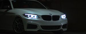 Превью обои bmw 3 series m, bmw, автомобиль, спорткар, фары