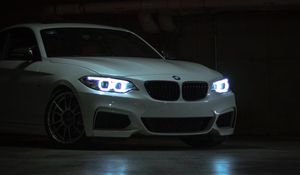 Превью обои bmw 3 series m, bmw, автомобиль, спорткар, фары