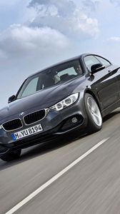 Превью обои bmw, 420d, движение, вид сбоку