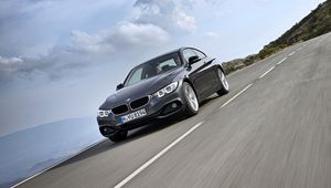 Превью обои bmw, 420d, движение, вид сбоку