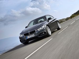 Превью обои bmw, 420d, движение, вид сбоку