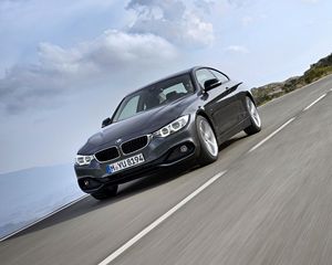 Превью обои bmw, 420d, движение, вид сбоку