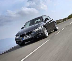 Превью обои bmw, 420d, движение, вид сбоку