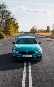 Превью обои bmw 420d m sport, bmw, автомобиль, спорткар, дорога