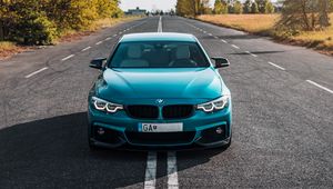 Превью обои bmw 420d m sport, bmw, автомобиль, спорткар, дорога