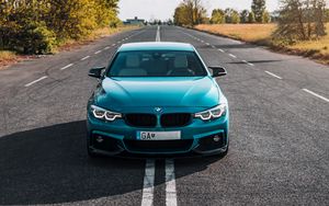 Превью обои bmw 420d m sport, bmw, автомобиль, спорткар, дорога