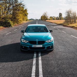 Превью обои bmw 420d m sport, bmw, автомобиль, спорткар, дорога