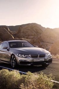 Превью обои bmw, 4 series, дорога