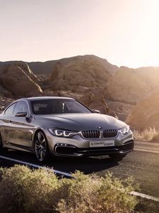 Превью обои bmw, 4 series, дорога