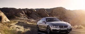 Превью обои bmw, 4 series, дорога