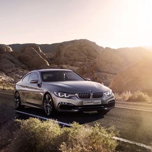 Превью обои bmw, 4 series, дорога