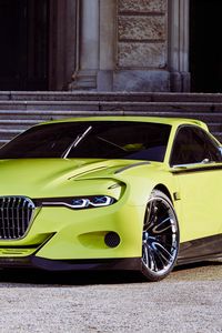 Превью обои bmw, csl, hommage, вид сбоку