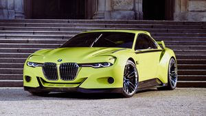 Превью обои bmw, csl, hommage, вид сбоку