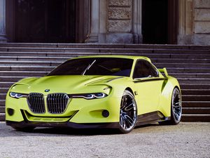 Превью обои bmw, csl, hommage, вид сбоку