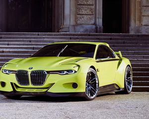 Превью обои bmw, csl, hommage, вид сбоку