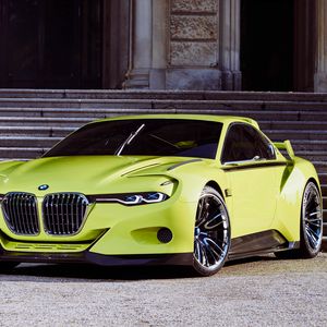 Превью обои bmw, csl, hommage, вид сбоку