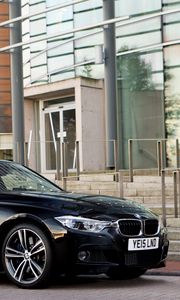 Превью обои bmw, f30, вид сбоку