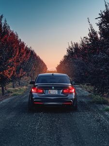 Превью обои bmw, f80, 335i, вид сзади