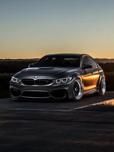 Превью обои bmw, f80, m3, вид спереди