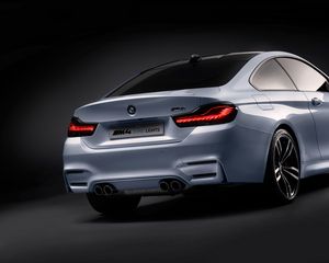 Превью обои bmw, f82, вид сзади