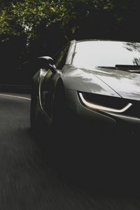Превью обои bmw i8, bmw, автомобиль, вид спереди