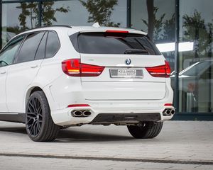 Превью обои bmw, kelleners sport, авто, белый, вид сзади