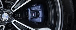 Превью обои bmw, колесо, шина, диск, машина