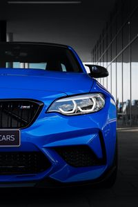 Превью обои bmw m2, bmw, автомобиль, синий