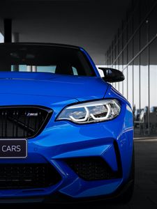 Превью обои bmw m2, bmw, автомобиль, синий