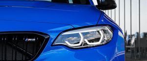 Превью обои bmw m2, bmw, автомобиль, синий